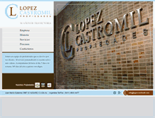 Tablet Screenshot of lopezcastromil.com